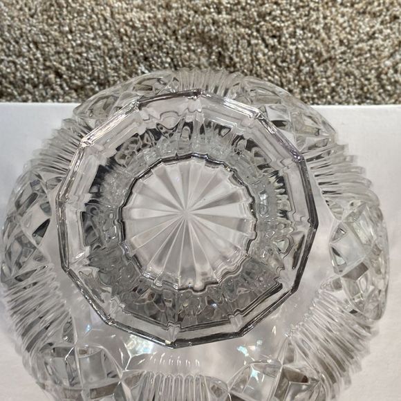 Vintage Large Crystal Bowl - Picture 8 of 10